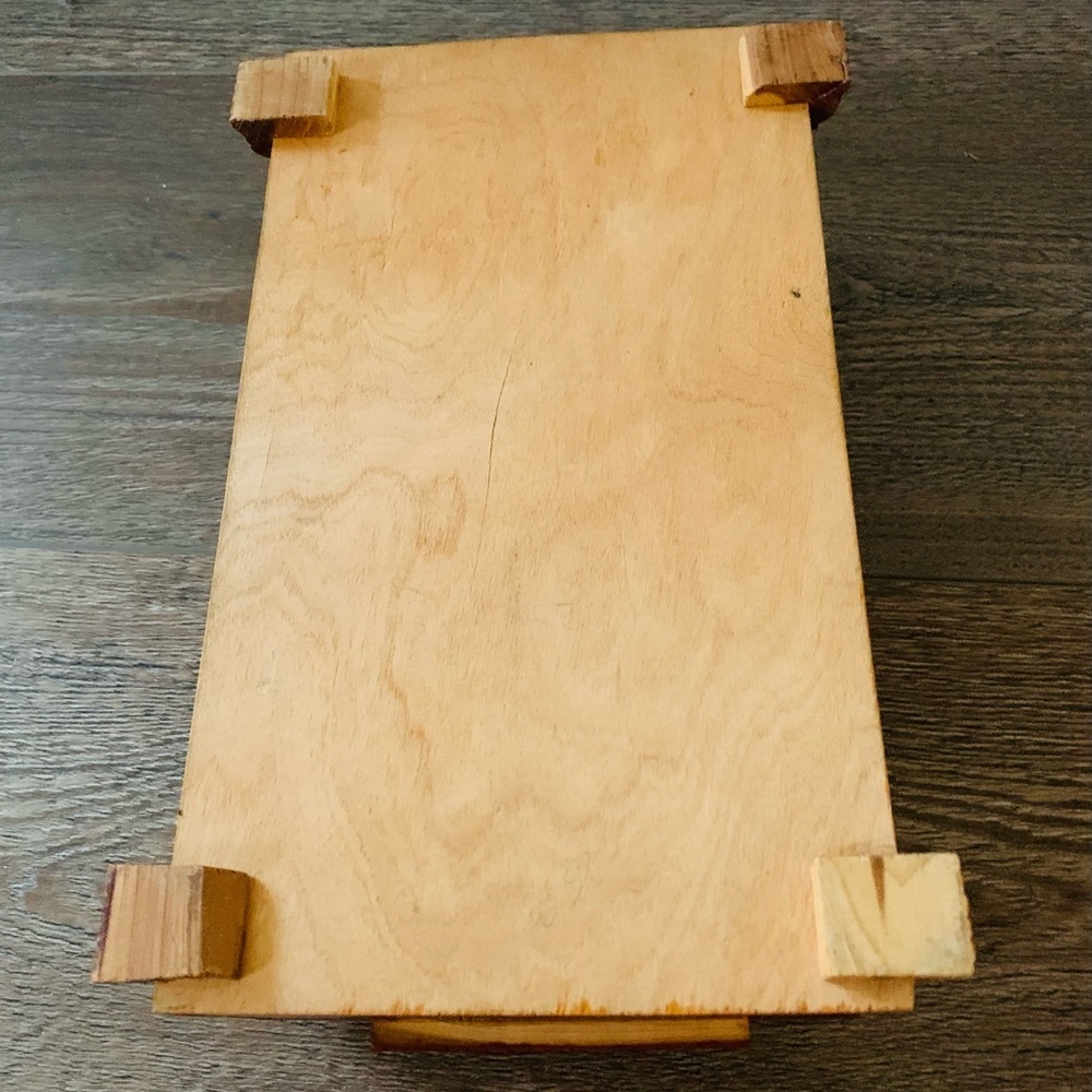 Wooden box with mirror - Picture 12 of 12